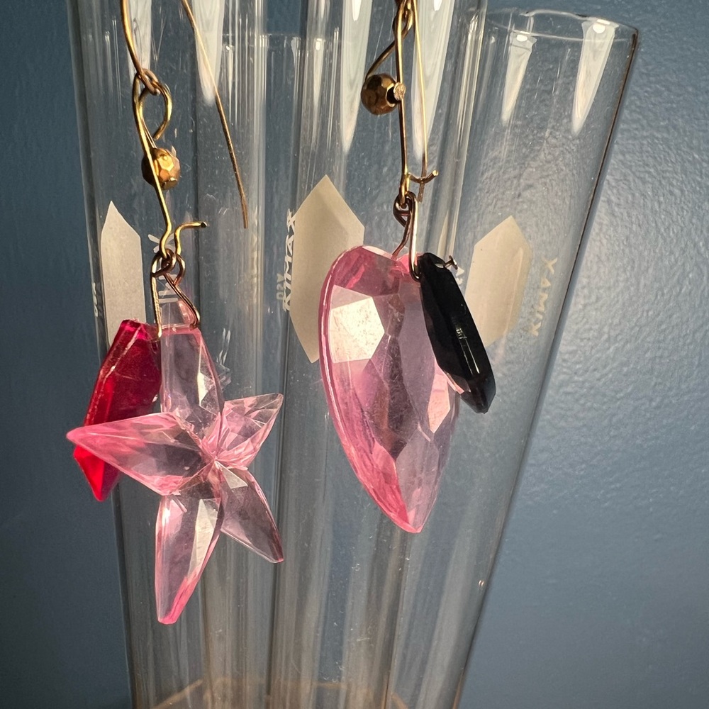 Mismatched jewels earrings